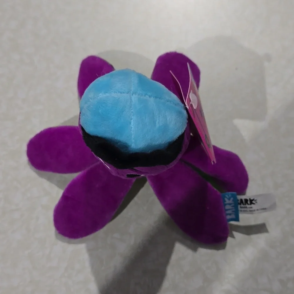Bark Arcade Ollie Plush Dog Toy - Purple NWT Size‎ Small 0-20 Pounds